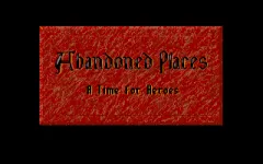 Abandoned Places: A Time for Heroes miniatura