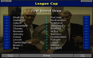 Championship Manager: Season 97/98 captura de pantalla 3