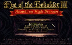 Eye of the Beholder 3: Assault on Myth Drannor miniatura