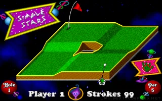 Fuzzy's World of Miniature Space Golf screenshot