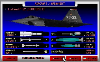 JetFighter 2: Advanced Tactical Fighter immagine dello schermo 2