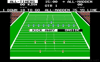 John Madden Football capture d'écran 2