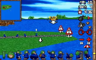 Lemmings 3D screenshot