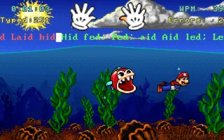 Mario Teaches Typing captura de pantalla 4