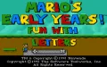 Mario's Early Years: Fun With Letters vignette #1