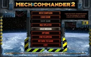 MechCommander 2 captura de pantalla 2