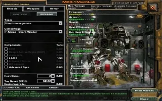 MechWarrior 4: Mercenaries captura de pantalla 2