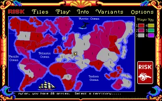 Risk: The World Conquest Game Screenshot