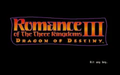 Romance of the Three Kingdoms 3 thumbnail